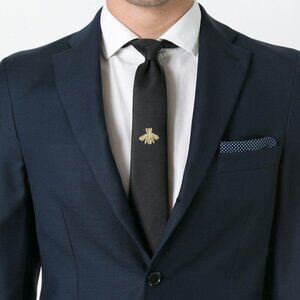 NWOT Gucci Men's Tie with Bee Embroidery